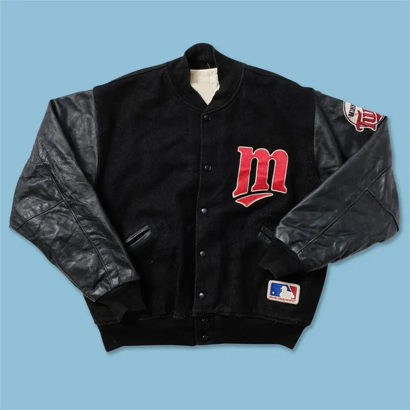 Vintage Minnesota Twins Black Varsity Jacket Vintage Minnesota Twins Black Varsity Jacket