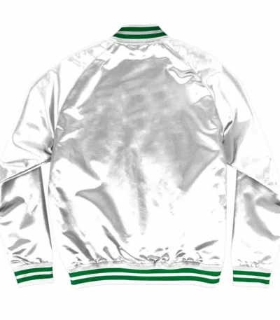 White New York Jets Satin Jacket