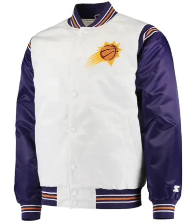White-Purple Phoenix Suns Renegade Jacket