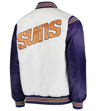 White-Purple Phoenix Suns Renegade Jacket