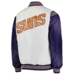 White-Purple Phoenix Suns Renegade satin Jacket
