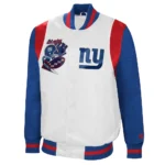 White-Royal NY Giants Retro The All-American Jacket