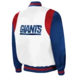 White-Royal NY Giants Retro The All-American Jacket