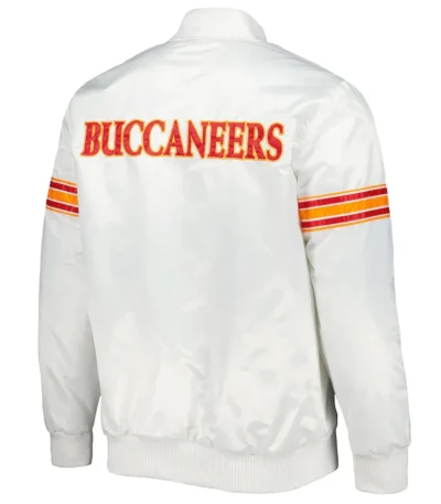 White The Power Tampa Bay Buccaneers Satin Jacket