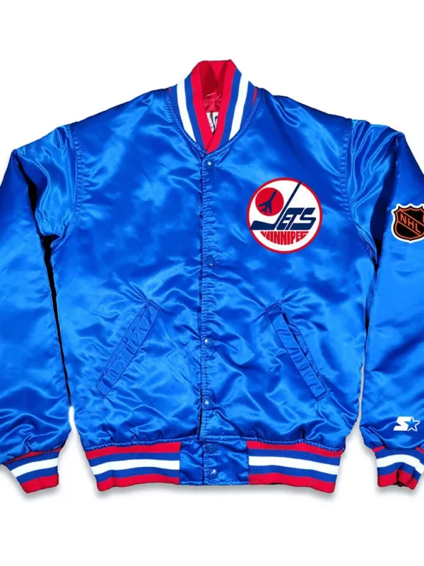 Winnipeg Jets 80s Blue Jacket