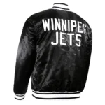 Winnipeg Jets Black Ice Satin Jacket