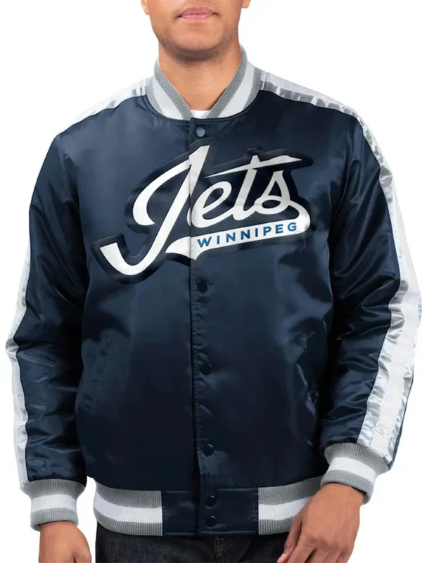 Winnipeg Jets Navy O-Line Jacket