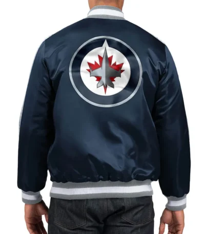 Winnipeg Jets Navy O-Line Jacket