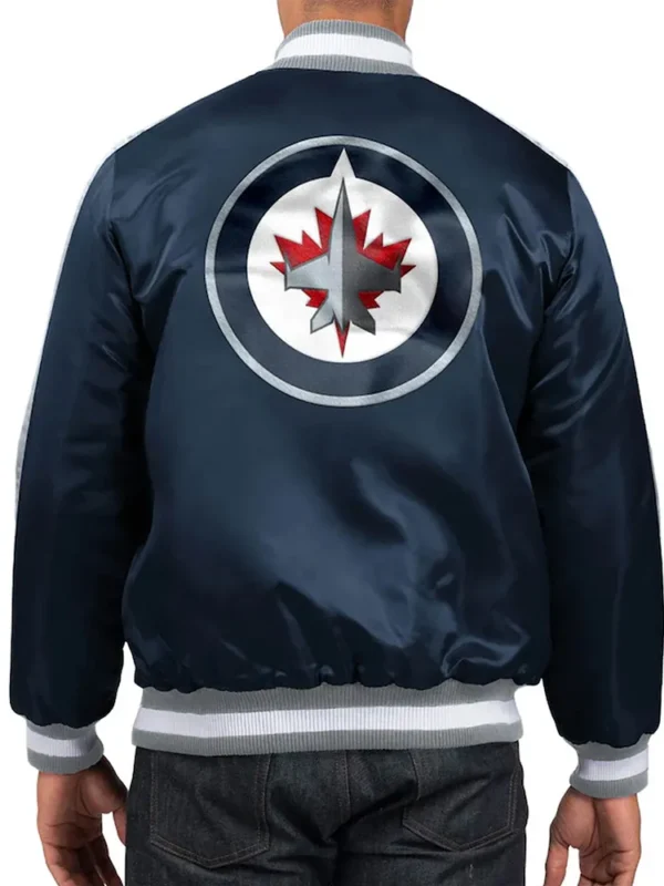 Winnipeg Jets Navy O-Line Jacket
