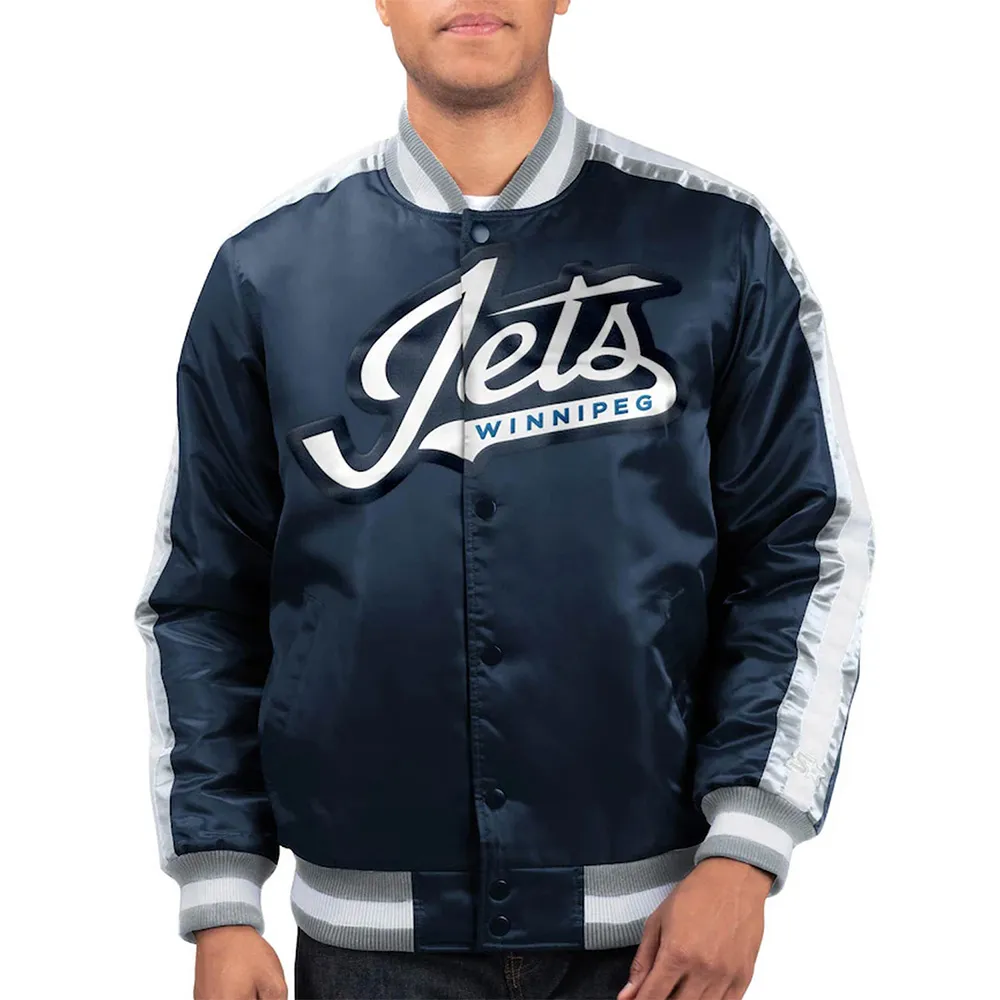 Winnipeg Jets Navy O-Line Jacket Winnipeg Jets Navy O-Line Jacket