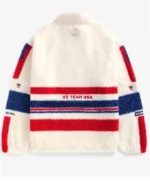 Team USA Cream Sherpa Jacket