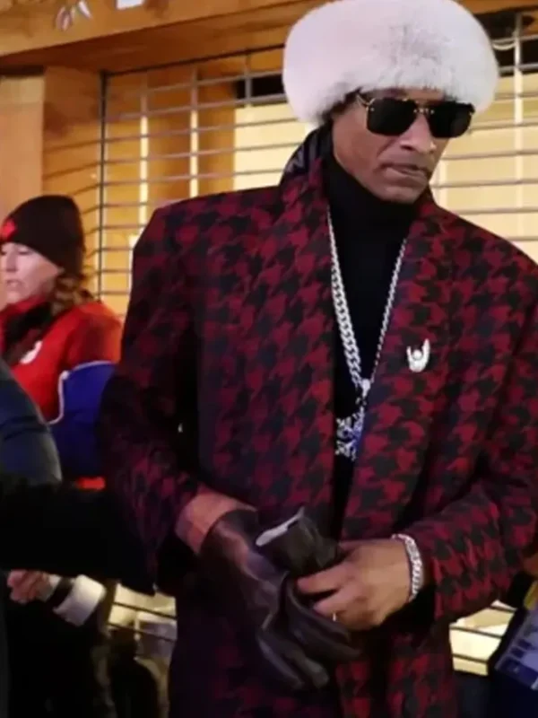 Winter Olympics 2026 Snoop Dogg Houndstooth Coat