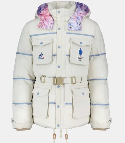 Winter Olympics 2026 Team France White Jacket