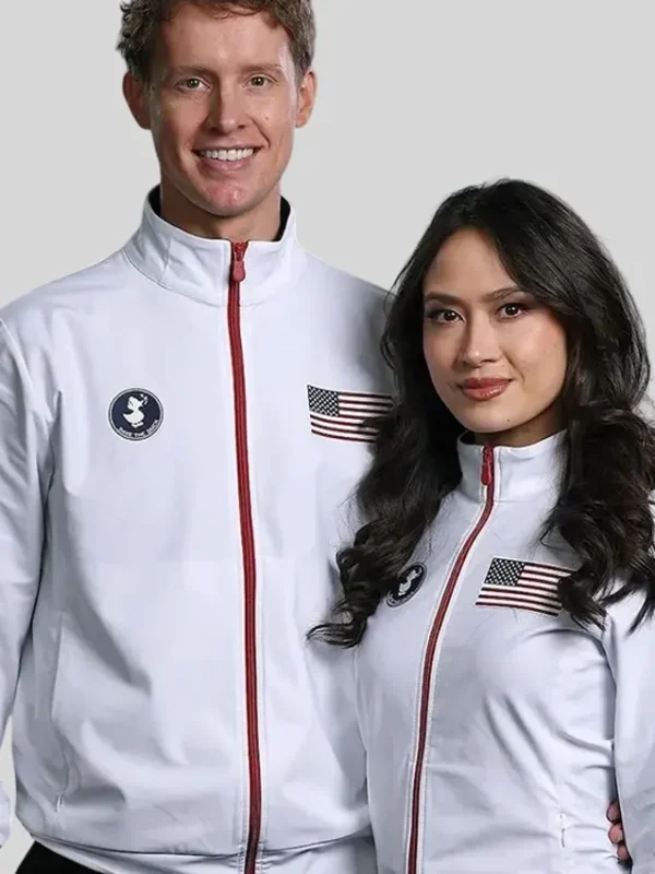 Winter Olympics 2026 Team USA White Jacket