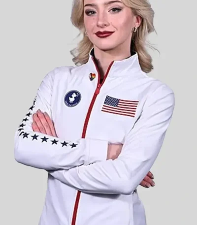 Winter Olympics 2026 Team USA White Jacket
