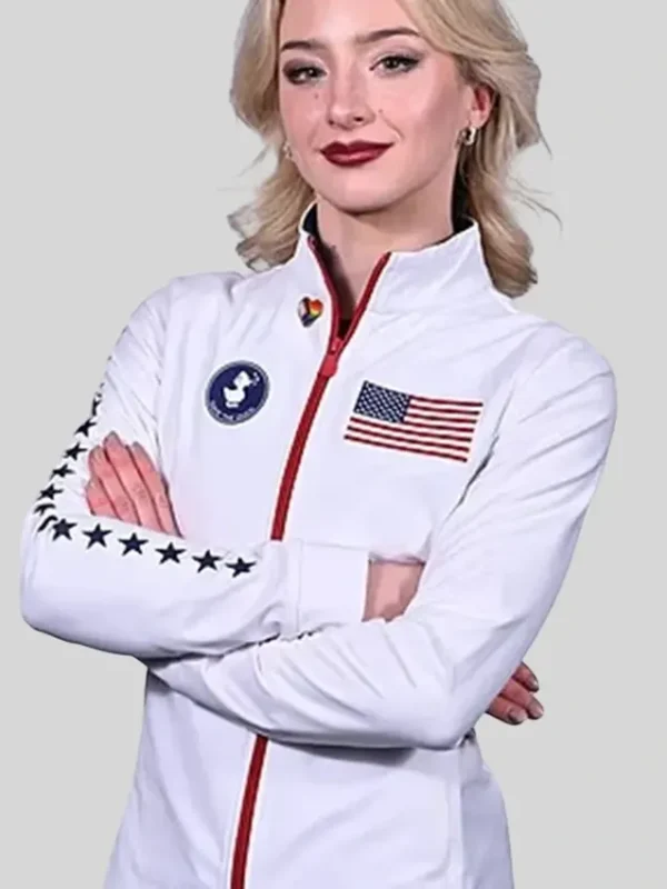 Winter Olympics 2026 Team USA White Jacket