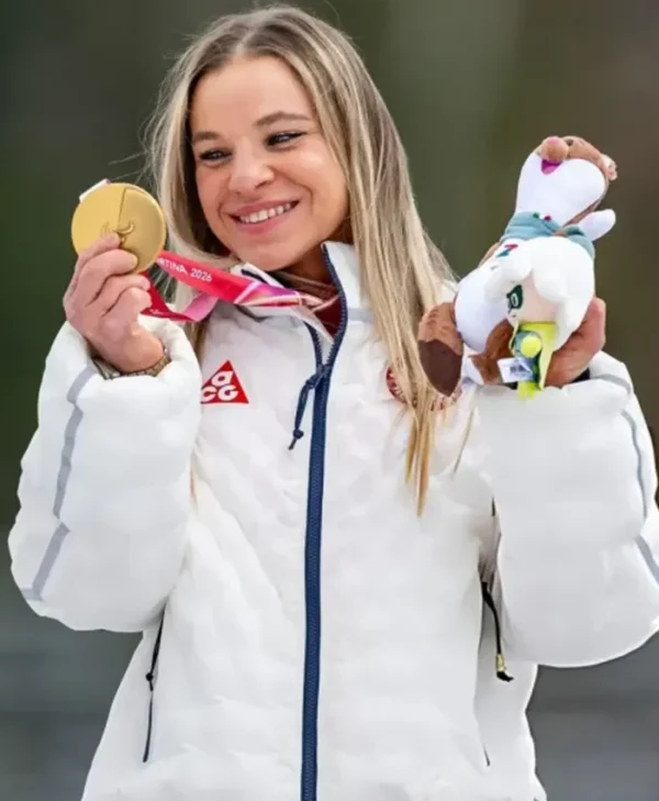 Winter Paralympic Games 2026 Oksana White Jacket