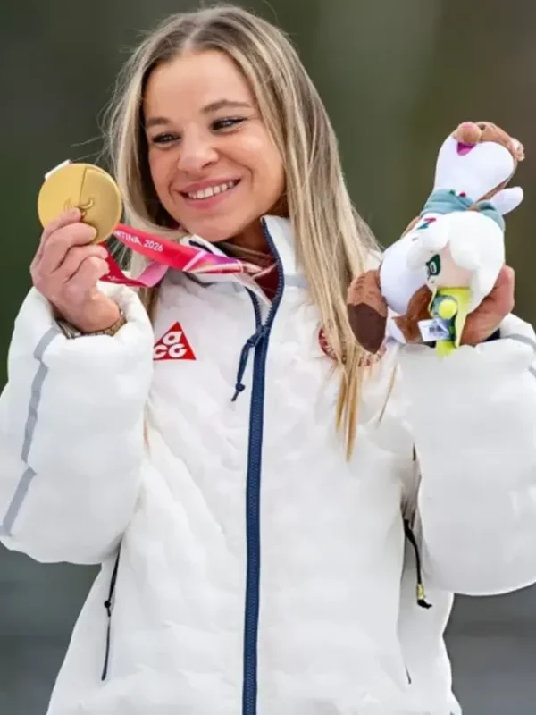 Winter Paralympic Games 2026 Oksana White Jacket