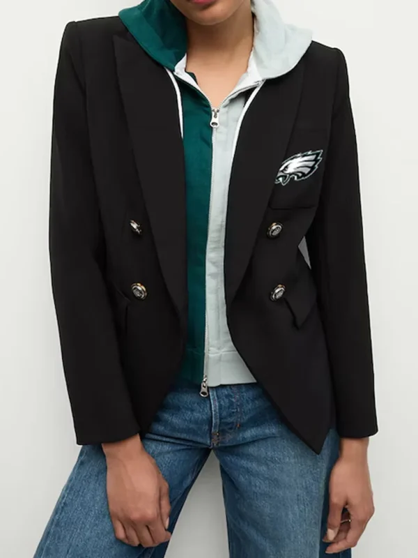 Women’s Philadelphia Eagles Black Blazer