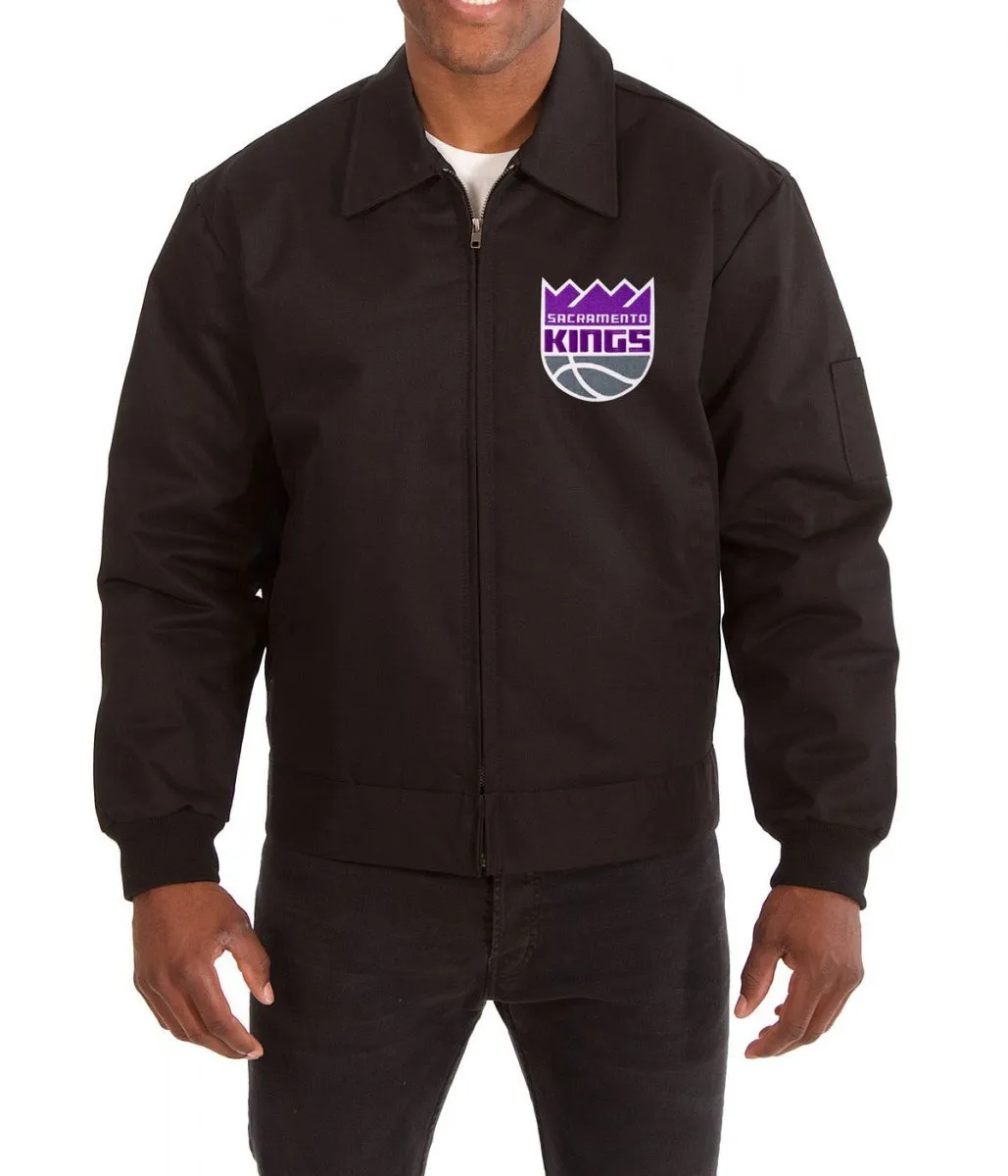 Workwear Sacramento Kings Black Jacket Workwear Sacramento Kings Black Jacket