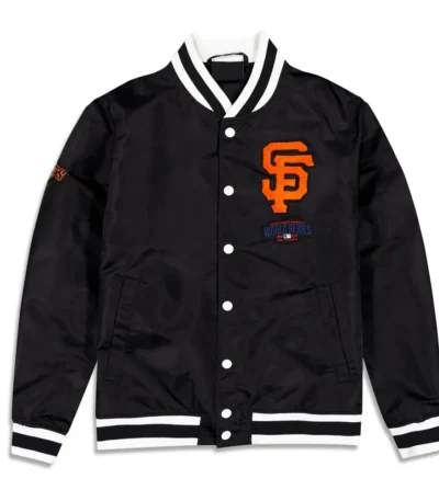 World Series San Francisco Giants Logo Select Black Jacket