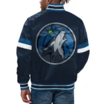 Youth Home Game T-Wolves Navy Jacket