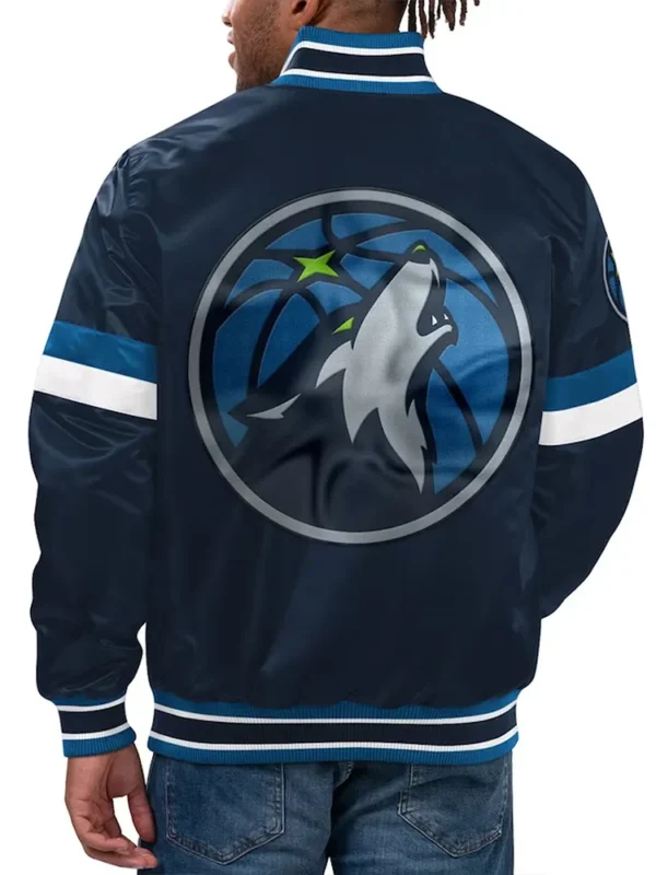 Youth Home Game T-Wolves Navy Jacket