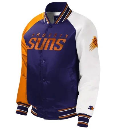 Youth Raglan Phoenix Suns Purple Jacket