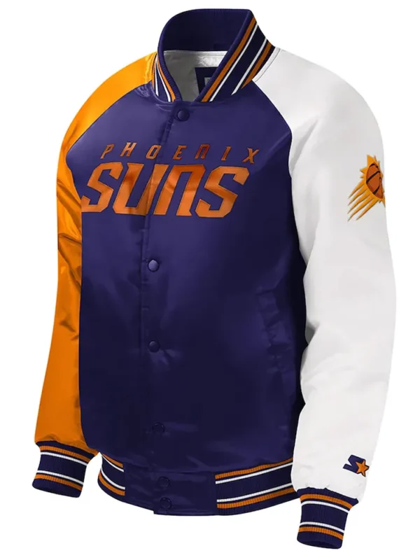 Youth Raglan Phoenix Suns Purple Jacket