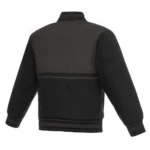 Youth San Jose Sharks Black Poly-Twill Jacket