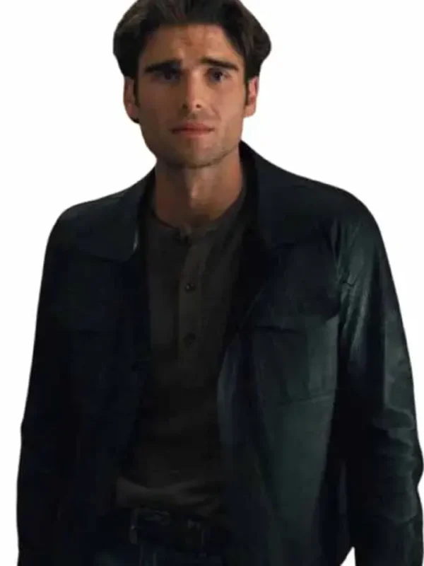 9-1-1 Nashville Hunter McVey Black Leather Jacket