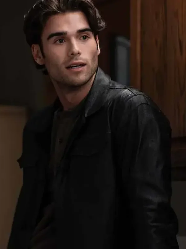 9-1-1 Nashville Hunter McVey Black Leather Jacket