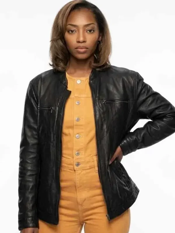 9-1-1 Nashville Taylor Thompson Black Leather Jacket