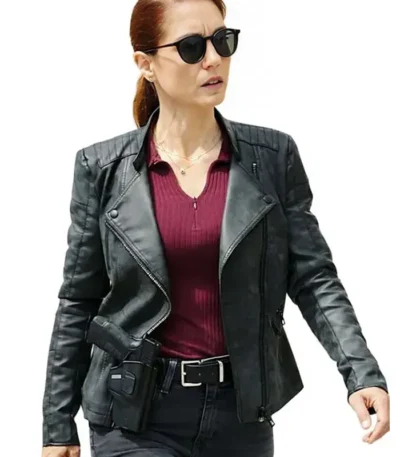 A Taste for Murder Inspector Lara Sarrancino Leather Jacket