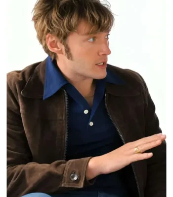 A Woman of Substance Toby Regbo Brown Suede Jacket