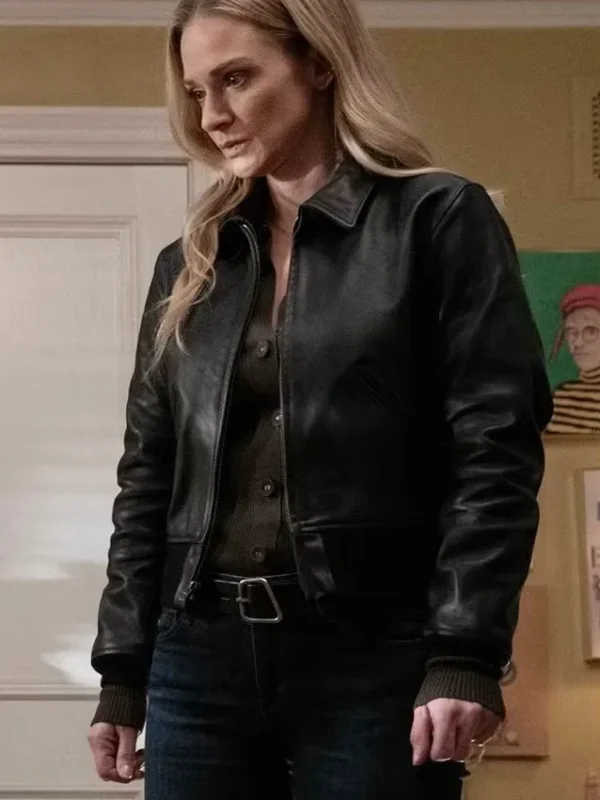 A.J. Cook Criminal Minds Evolution S18 Bomber Leather Jacket