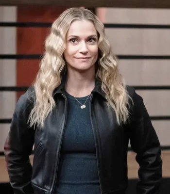 A.J. Cook Criminal Minds Evolution S18 Bomber Leather Jacket
