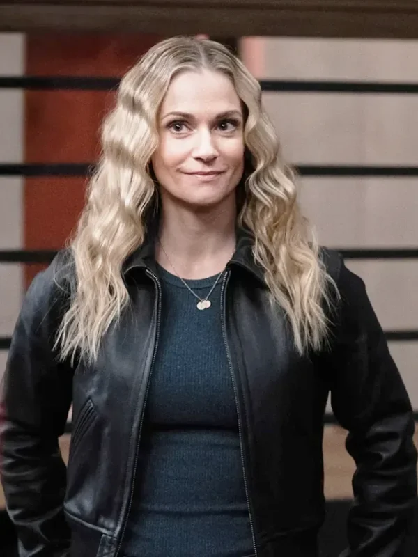 A.J. Cook Criminal Minds Evolution S18 Bomber Leather Jacket