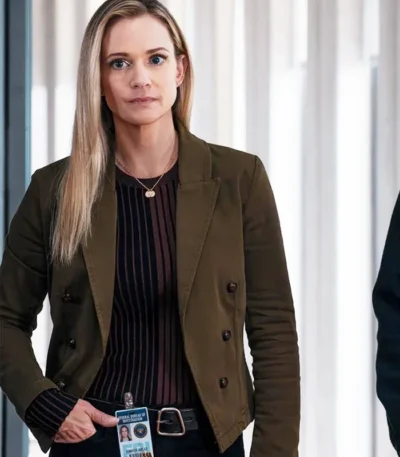 A.J. Cook Criminal Minds Evolution S18 Green Jacket