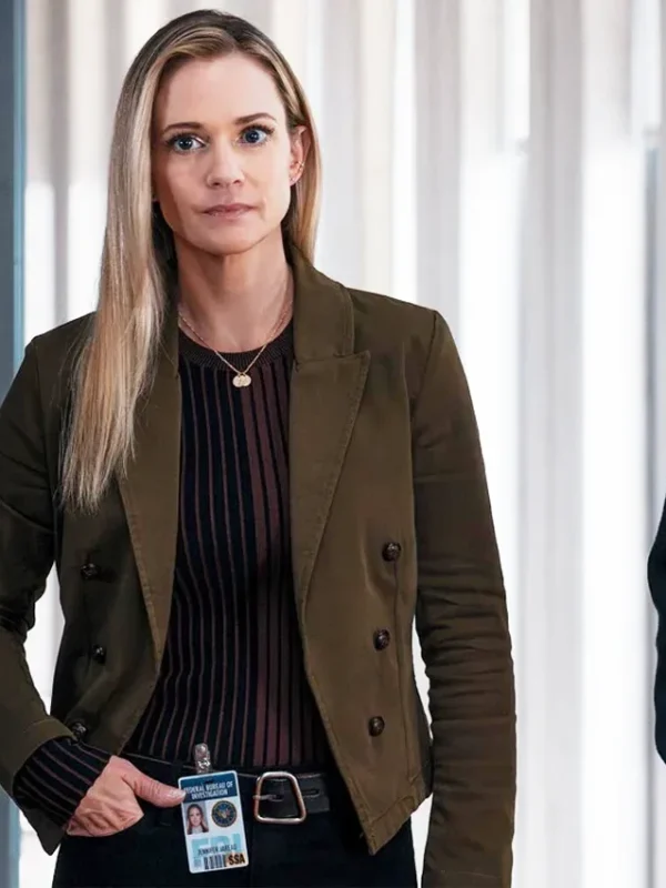 A.J. Cook Criminal Minds Evolution S18 Green Jacket