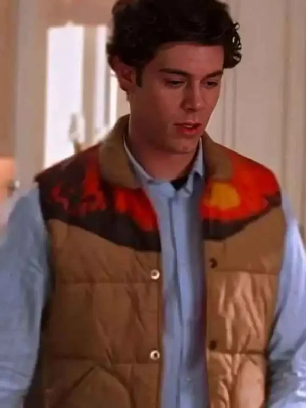 Adam Brody The OC Puffer Vest