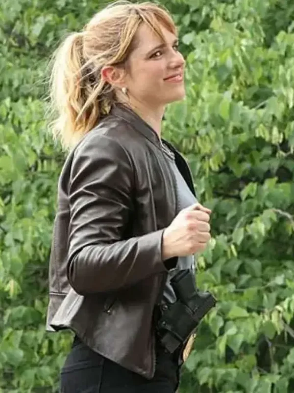 NCIS New York Addy Ross Leather Jacket