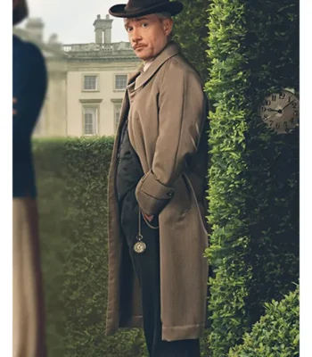 Agatha Christies Seven Dials Martin Freeman Wool Coat