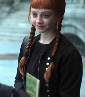 Agnes Demille Wednesday S02 Black Drummer Jacket