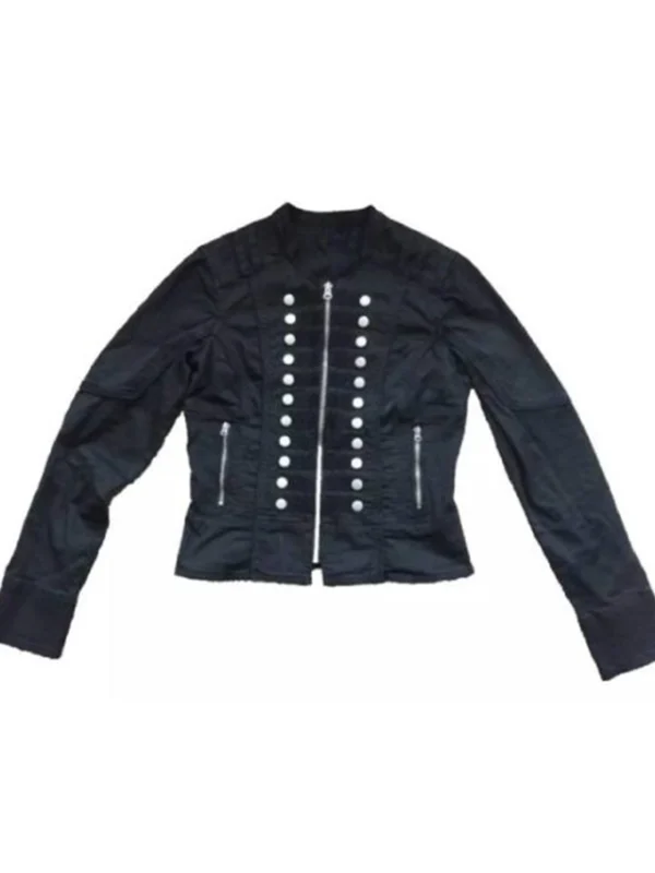 Agnes Demille Wednesday S02 Black Drummer Jacket