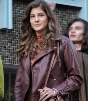 Agustina Delirium S01 Biker Leather Jacket