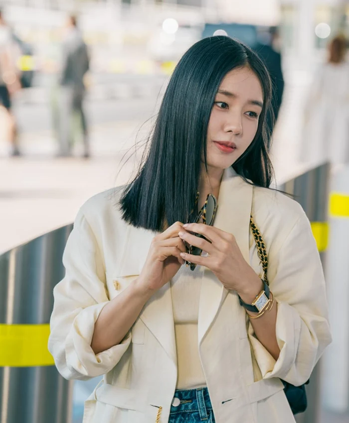 Ahn Eun-jin Genie, Make a Wish S01 Off-White Blazer Ahn Eun-jin Genie, Make a Wish S01 Off-White Blazer