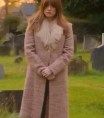 Aimee Lou Wood Toxic Town Wool Coat