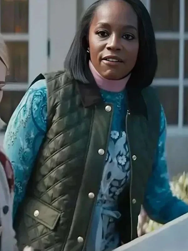 Aja Naomi King Grosse Pointe Garden Society Quilted Vest
