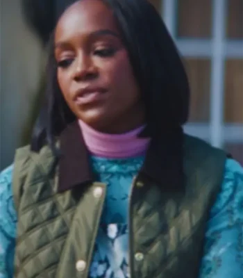 Aja Naomi King Grosse Pointe Garden Society Quilted Vest